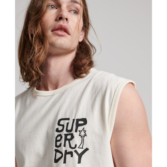 Superdry Ανδρική αμάνικη μπλούζα Vintage Tribal Surf Vest Top